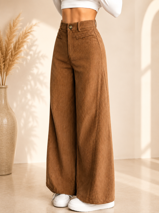 ✨ Palazzo Olivia – Elegancia en Corduroy💖